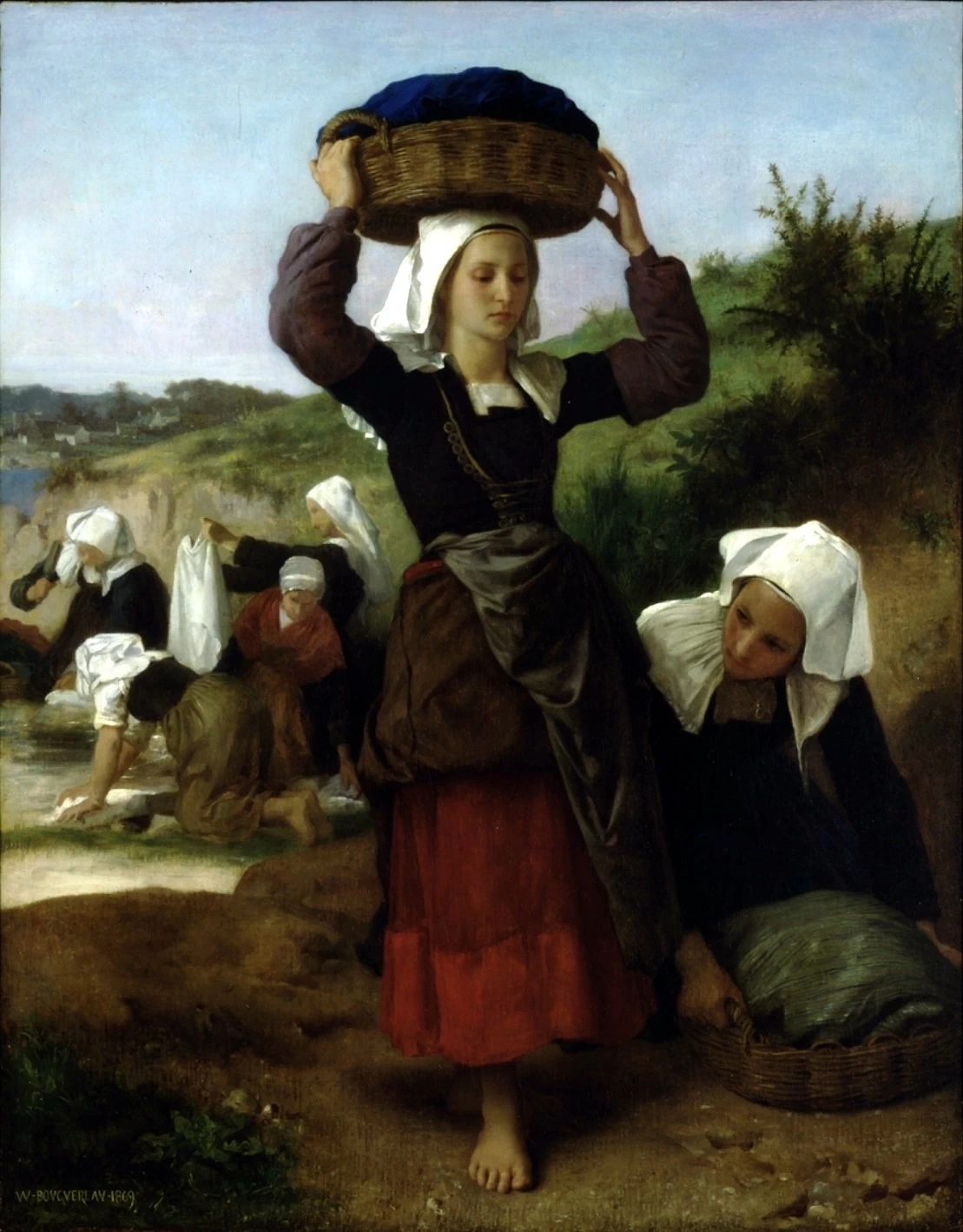 Lavandaie di Fouesnant (1869) - Memorial Art Gallery, Rochester